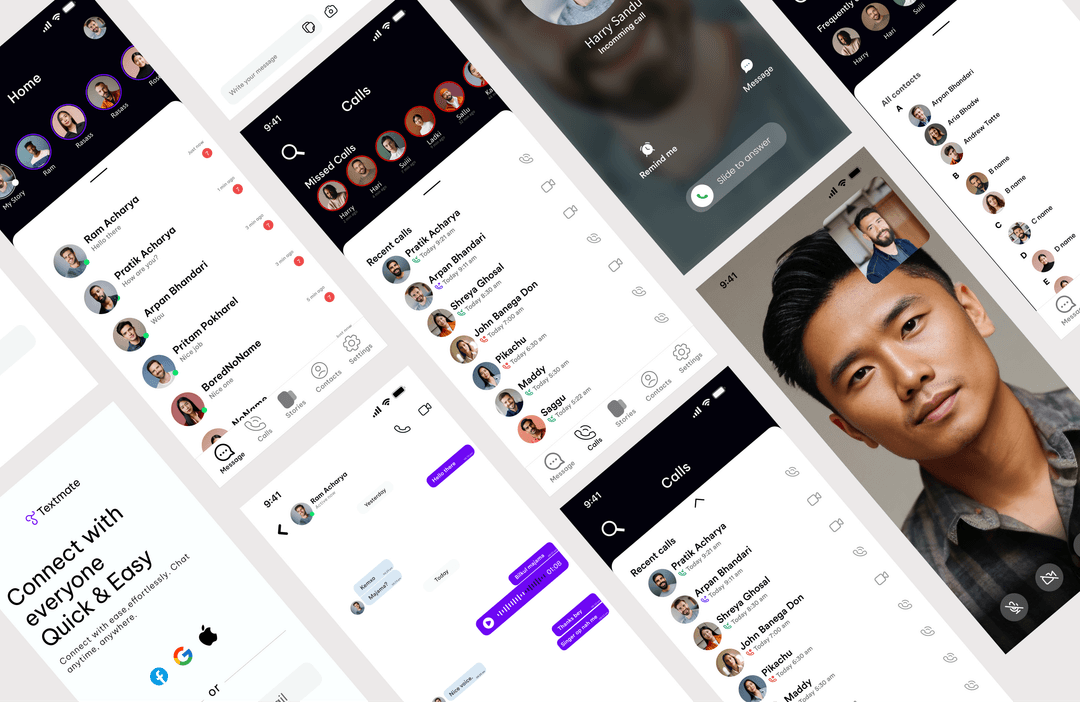 CoverTextMate - A socialmedia app
